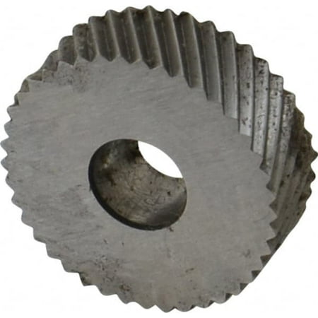 3/4 Diam 90° Tooth 20 TPI HSS LH Diag Knurl Wheel 1/4 Face Circular Pitch