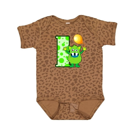 Inktastic 1st Birthday Monster Gift Baby Boy or Baby Girl Bodysuit