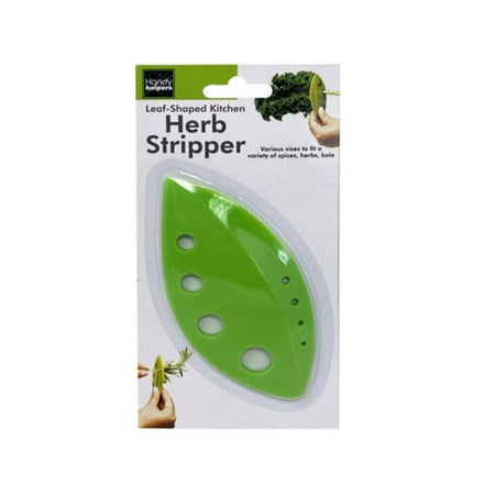 Kole Imports GE829-36 Leaf-Shaped Kitchen Herb Stripper - Pack of 36