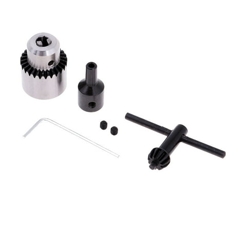 Drill Chuck 0.3-6mm JTO Taper Mounted Lathe Chuck PCB Mini Drill Press For Motor Shaft Connecting Rod 5mm 
Drill Chuck 0.3-6mm JTO Taper Mounted Lathe Chuck PCB Mini Drill Press For Motor Shaft Connecting Rod 5mm