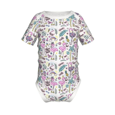 Adobk Summer with Flamingo Print Baby Climbing Clothes Jumpsuit Rompers Classic Rompers Child Short sleeve Bodysuits-9M
Adobk Summer with Flamingo Print Baby Climbing Clothes Jumpsuit Rompers Classic Rompers Child Short sleeve Bodysuits-9M