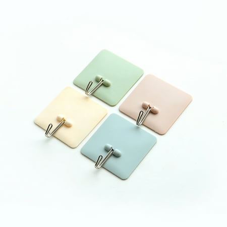 HOMEMAXS 4Pcs Strong Sticky Hooks Hangers Organizer Wall Hanging Self-adhesive Heavy Duty Hooks Decorative Hooks for Kitchen Bathroom (Random Color)
HOMEMAXS 4Pcs Strong Sticky Hooks Hangers Organizer Wall Hanging Self-adhesive Heavy Duty Hooks Decorative Hooks for Kitchen Bathroom (Random Color)
