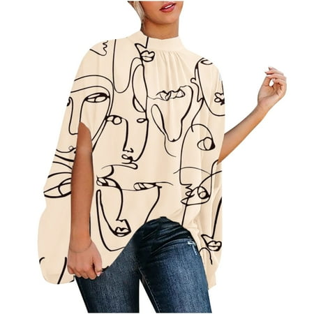 Tank Tops Women Women s Turtleneck Fashion Comfortable Turtleneck Round Neck Loose Doll Sleeve Shirt Maternity Tops
Tank Tops Women Women s Turtleneck Fashion Comfortable Turtleneck Round Neck Loose Doll Sleeve Shirt Maternity Tops