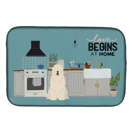 Carolines Treasures CK7728DDM South Russian Sheepdog Kitchen Scene Dish Drying Mat 14 x 21 multicolor
Carolines Treasures CK7728DDM South Russian Sheepdog Kitchen Scene Dish Drying Mat 14 x 21 multicolor