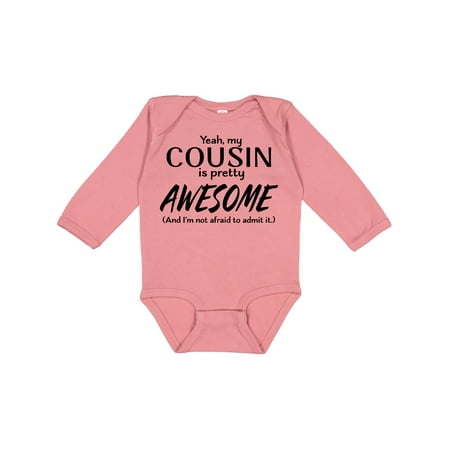 Inktastic Yeah My Cousin Is Pretty Awesome Gift Baby Boy or Baby Girl Long Sleeve Bodysuit
Inktastic Yeah My Cousin Is Pretty Awesome Gift Baby Boy or Baby Girl Long Sleeve Bodysuit