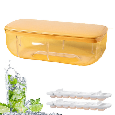 Silicone Ice Cube Trays and Ice Cube Storage Container Bin Set Fits in Home Kitchen Party Orange
Silicone Ice Cube Trays and Ice Cube Storage Container Bin Set Fits in Home Kitchen Party Orange