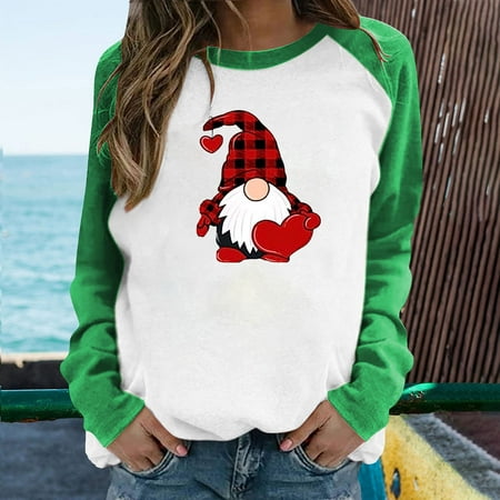 Juebong Valentine s Day Women s Sweatshirt Casual Long Sleeve Cute Printed Crewneck Pullover Tops Lightweight Holiday Jumpers Green shirts for women L
Juebong Valentine s Day Women s Sweatshirt Casual Long Sleeve Cute Printed Crewneck Pullover Tops Lightweight Holiday Jumpers Green shirts for women L