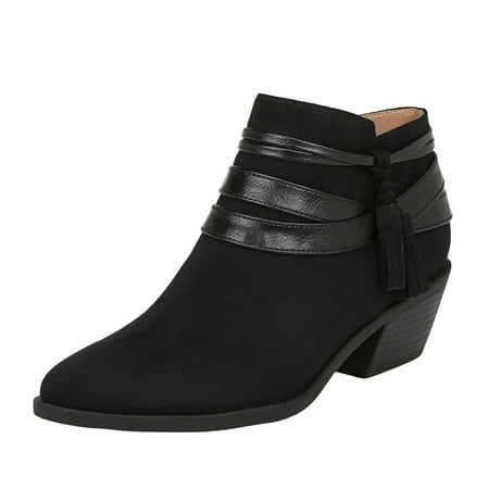 DVKOVI Western Boots for Women Cowboy Booties for Women Side Zipper Thick Heel Round Head Elegant and Versatile for Daily Vacation Heel Boots for Women Black 40
DVKOVI Western Boots for Women Cowboy Booties for Women Side Zipper Thick Heel Round Head Elegant and Versatile for Daily Vacation Heel Boots for Women Black 40