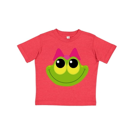 Inktastic Frog Face Girl Gift Toddler Toddler Girl T-Shirt