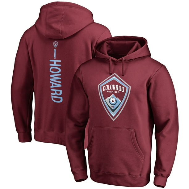 Tim Howard Colorado Rapids Fanatics Branded Backer Name & Number Pullover Hoodie - Burgundy