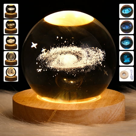 OROMYO Crystal Ball Night Astronomy Night Lamp Creative 3D Glowing Planetary Galaxy Astronaut Ball Night Rechargeable Bedside Night Lamp
OROMYO Crystal Ball Night Astronomy Night Lamp Creative 3D Glowing Planetary Galaxy Astronaut Ball Night Rechargeable Bedside Night Lamp