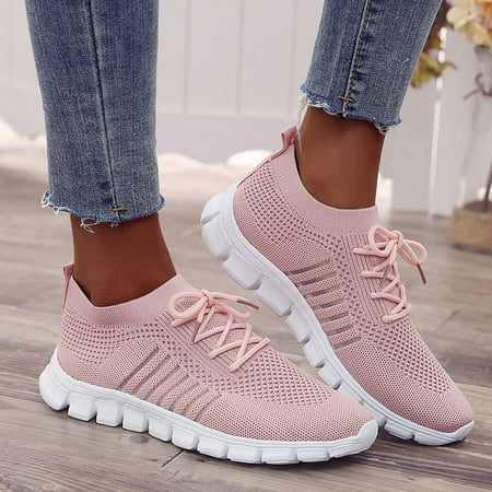 TiFyTof2ys Women s Flying Weaving Socks Shoes Casual Shoes Student Running Shoes
