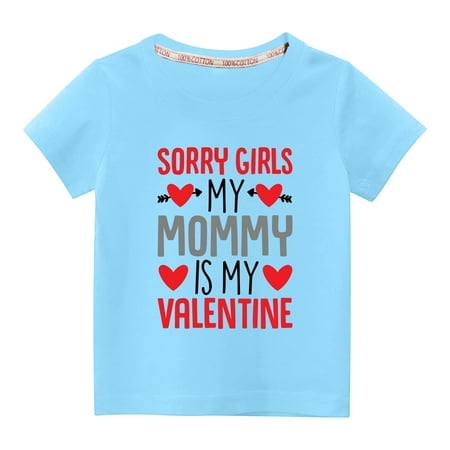 Midsumdr Toddler Kids Boys Girls Tops 2024 Valentine s Day Fashion Cute Solid Color Round Neck Tops Love Heart Printed Short Sleeve Tops
Midsumdr Toddler Kids Boys Girls Tops 2024 Valentine s Day Fashion Cute Solid Color Round Neck Tops Love Heart Printed Short Sleeve Tops