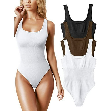 LAKIDAY Women s 3 Piece Bodysuits Sexy Sleeveless Round Neck Shapewear Jumpsuits
LAKIDAY Women s 3 Piece Bodysuits Sexy Sleeveless Round Neck Shapewear Jumpsuits