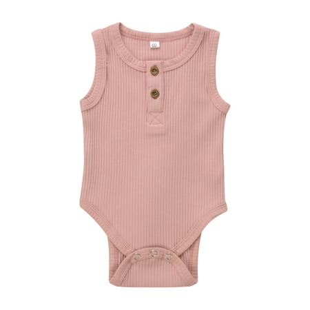 CIYCuIT Newborn Baby Girl Boy Knitted Sleeveless Romper Jumpsuit One Piece Solid Bodysuit Summer Clothes Outfit
CIYCuIT Newborn Baby Girl Boy Knitted Sleeveless Romper Jumpsuit One Piece Solid Bodysuit Summer Clothes Outfit