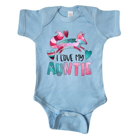 Inktastic I Love My Auntie Pink and Blue Fox with Hearts Gift Baby Boy or Baby Girl Bodysuit
Inktastic I Love My Auntie Pink and Blue Fox with Hearts Gift Baby Boy or Baby Girl Bodysuit