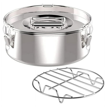 Flan Pan Flanera Mold Stainless Steel Flan Mold with Lid - Flan Maker for 6 Quart Pot
Flan Pan Flanera Mold Stainless Steel Flan Mold with Lid - Flan Maker for 6 Quart Pot