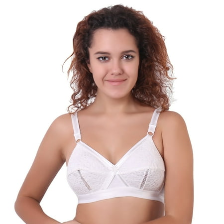 Women s Delicate Bra Everyday Full Coverage Plus Size Bra Comfortable Push Lingerie B C and D Cup Bra White
Women s Delicate Bra Everyday Full Coverage Plus Size Bra Comfortable Push Lingerie B C and D Cup Bra White