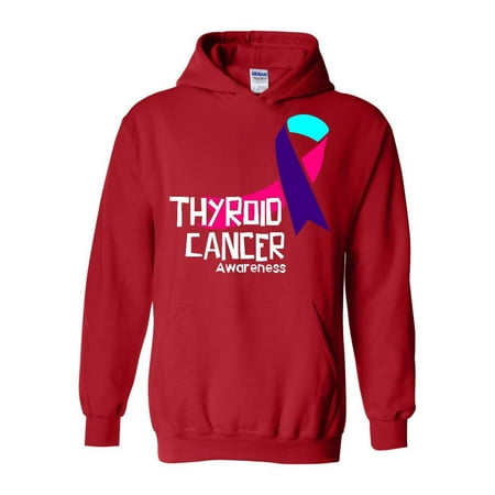 Thyroid Cancer Awareness Unisex Hoodie Hooded Sweatshirt