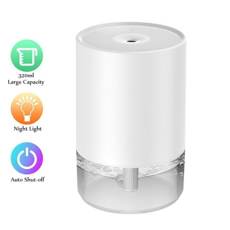 Qazqa USB Humidifier Small Personal Mini 320ml Humidifier Portable Desktop Cool Mist Small Appliances
Qazqa USB Humidifier Small Personal Mini 320ml Humidifier Portable Desktop Cool Mist Small Appliances