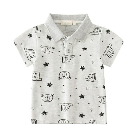 Boys T Shirts Summer Children S Short Sleeved Pattern Boy S Short Sleeved Shirt Cute Lapel T Shirts Short Sleeve Dress Tops For 3-4 Years
Boys T Shirts Summer Children S Short Sleeved Pattern Boy S Short Sleeved Shirt Cute Lapel T Shirts Short Sleeve Dress Tops For 3-4 Years