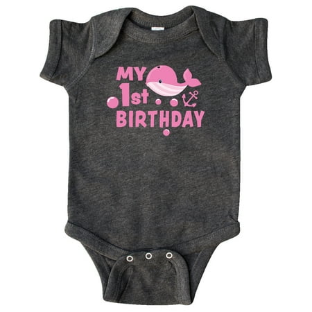Inktastic Nautical My 1st Birthday with Pink Whale and Anchor Gift Baby Boy or Baby Girl Bodysuit
Inktastic Nautical My 1st Birthday with Pink Whale and Anchor Gift Baby Boy or Baby Girl Bodysuit
