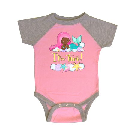 Inktastic I m 2 Mermaid with Pink Hair and Shells Gift Baby Boy or Baby Girl Bodysuit
Inktastic I m 2 Mermaid with Pink Hair and Shells Gift Baby Boy or Baby Girl Bodysuit