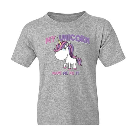 XtraFly Apparel My Unicorn Made Me Do It Animal Lover Cute Gift Youth Toddler Kids Child T-Shirt
XtraFly Apparel My Unicorn Made Me Do It Animal Lover Cute Gift Youth Toddler Kids Child T-Shirt