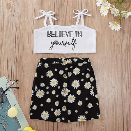 AURIGATE Clearance! Kids Girls Clothes Set Summer Children Tops Floral Printed Skirts Casual Outfits
AURIGATE Clearance! Kids Girls Clothes Set Summer Children Tops Floral Printed Skirts Casual Outfits