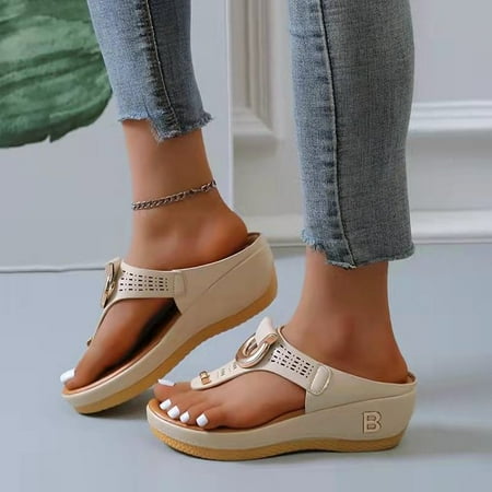 Women Summer Sandals Open Toe Beach Shoes Flip Flops Wedges Comfortable Slippers Cute Sandals Plus Size
Women Summer Sandals Open Toe Beach Shoes Flip Flops Wedges Comfortable Slippers Cute Sandals Plus Size