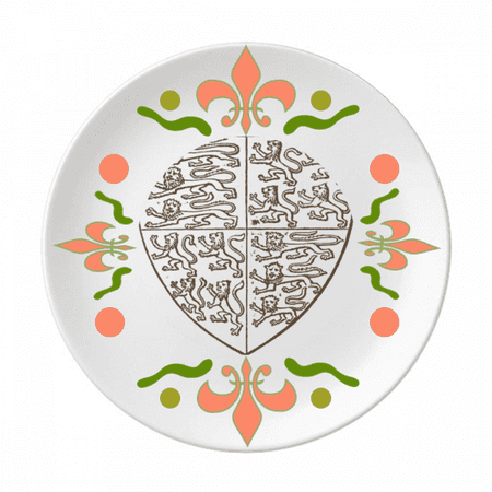 Black White Baroque Art Shield Lion Pattern Flower Ceramics Plate Tableware Dinner Dish
Black White Baroque Art Shield Lion Pattern Flower Ceramics Plate Tableware Dinner Dish