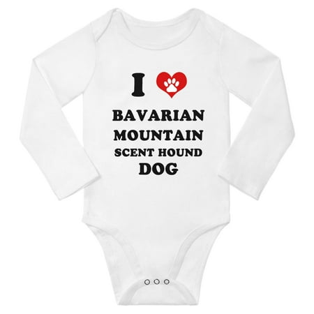 I Heart Bavarian Mountain Scent Hound Dog Cute Baby Long Rompers Baby Long Clothes (White 6-12 Months)
I Heart Bavarian Mountain Scent Hound Dog Cute Baby Long Rompers Baby Long Clothes (White 6-12 Months)