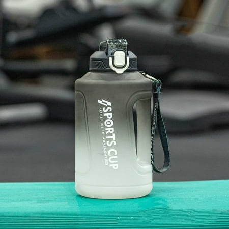 Livesture Extra Large Capacity Cup With Straw Fitness Sports Water Bottle Gradient Black 1.5L Straw
Livesture Extra Large Capacity Cup With Straw Fitness Sports Water Bottle Gradient Black 1.5L Straw