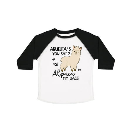 Inktastic Abuelita s You Say Alpaca My Bags Gift Toddler Boy or Toddler Girl T-Shirt
Inktastic Abuelita s You Say Alpaca My Bags Gift Toddler Boy or Toddler Girl T-Shirt