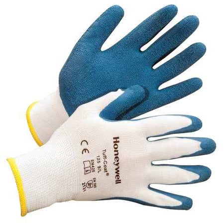 Coated Gloves L Blue/White PR