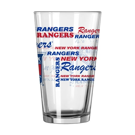 Logo Chair 820-G16P-5 16 oz NHL New York Rangers Spirit Pint Glass