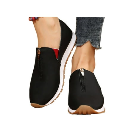 Tenmix Women Casual Shoes Slip On Sneakers Non-Slip Flats Comfort Walking Shoe Running Breathable Lightweight Black 7.5
Tenmix Women Casual Shoes Slip On Sneakers Non-Slip Flats Comfort Walking Shoe Running Breathable Lightweight Black 7.5