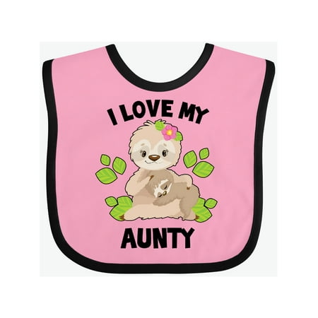 Inktastic Cute Sloth I Love My Aunty with Green Leaves Gift Baby Boy or Baby Girl Bib
Inktastic Cute Sloth I Love My Aunty with Green Leaves Gift Baby Boy or Baby Girl Bib