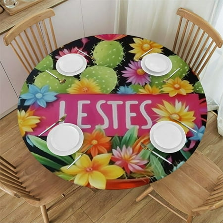 Jiayy Cactus Flowers Fiesta Round Table Cover Washable for Home Kitchen Outdoor Decoration 100% Polyester Fiber 31-35
Jiayy Cactus Flowers Fiesta Round Table Cover Washable for Home Kitchen Outdoor Decoration 100% Polyester Fiber 31-35