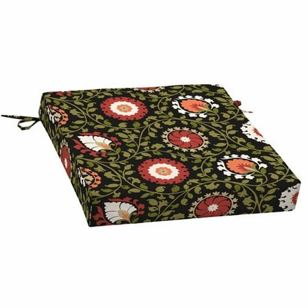 Better Homes and Gardens Outdoor Patio Dining Seat Cushion, Multiple Patterns