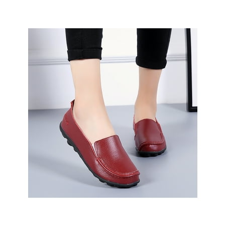 UKAP Women s Comfortable Slip-On Loafers Leather Driving Shoes Classic Casual Flat Moccasins
UKAP Women s Comfortable Slip-On Loafers Leather Driving Shoes Classic Casual Flat Moccasins