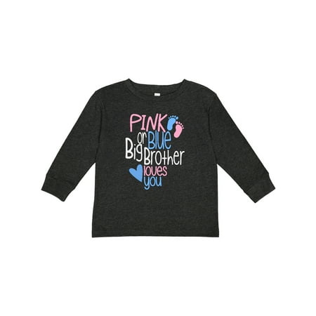 Inktastic Pink or Blue Big Brother Loves You Footprints and Heart Gift Toddler Boy Girl Long Sleeve T-Shirt
Inktastic Pink or Blue Big Brother Loves You Footprints and Heart Gift Toddler Boy Girl Long Sleeve T-Shirt
