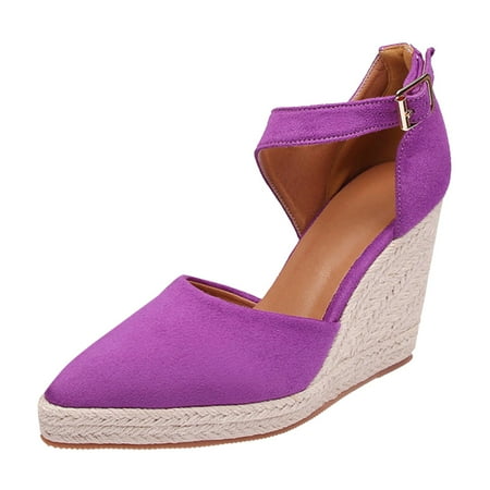 Cathalem Pointed Toe Espadrilles Fisherman Shoes Women s Wedges New Summer 2022 Flax Straw Woven With A High Heel Shoes Pumps Women Shoes Purple 42
Cathalem Pointed Toe Espadrilles Fisherman Shoes Women s Wedges New Summer 2022 Flax Straw Woven With A High Heel Shoes Pumps Women Shoes Purple 42