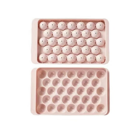 2Pcs Ice Cube Tray Freezer 33 Grids Ball Molds Draining Hole Icing Maker Stackable Mould for Household Kitchen Bar Party Tool Pink
2Pcs Ice Cube Tray Freezer 33 Grids Ball Molds Draining Hole Icing Maker Stackable Mould for Household Kitchen Bar Party Tool Pink