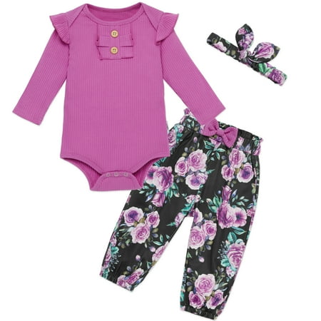Jeccie Baby Girl Outfits Newborn Infant Ruffle Romper Tops Floral Pants Headband Fall Winter Clothes Set 0-12 Months
Jeccie Baby Girl Outfits Newborn Infant Ruffle Romper Tops Floral Pants Headband Fall Winter Clothes Set 0-12 Months