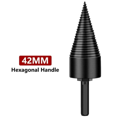 32/42Mm High Speed Firewood Drill Bit Wood Splitter Splitting Cone Driver