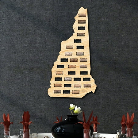 New Hampshire Wine Cork Map
New Hampshire Wine Cork Map