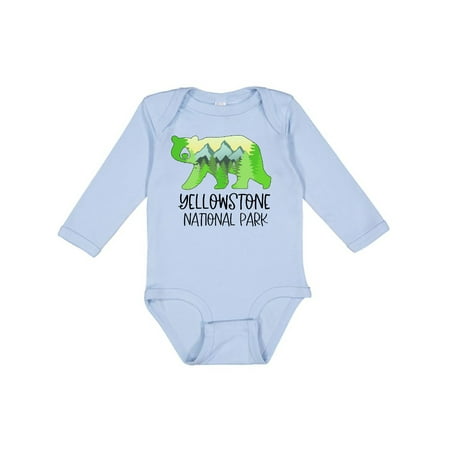 Inktastic Yellowstone National Park- Mountains and Bear Shape Gift Baby Boy or Baby Girl Long Sleeve Bodysuit
Inktastic Yellowstone National Park- Mountains and Bear Shape Gift Baby Boy or Baby Girl Long Sleeve Bodysuit