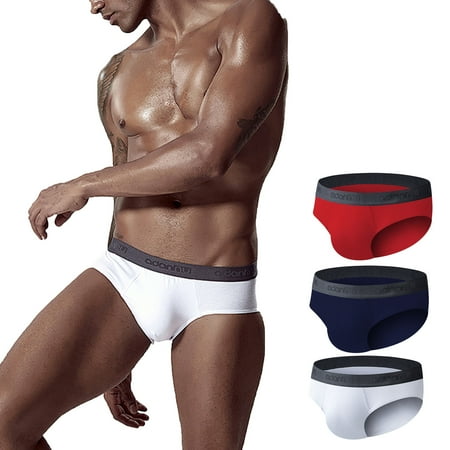 Ikevan Men S Underwear Combed Cotton Solid Color Low-Rise Sexy Briefs Three Packs
Ikevan Men S Underwear Combed Cotton Solid Color Low-Rise Sexy Briefs Three Packs