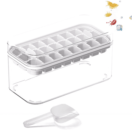 Ice Cube Tray with Lid & Bin Ice Ball Maker Mold for Freezer with Container Mini Circle Ice Cube Tray Making Sphere Ice Chilling Cocktail Transparent
Ice Cube Tray with Lid & Bin Ice Ball Maker Mold for Freezer with Container Mini Circle Ice Cube Tray Making Sphere Ice Chilling Cocktail Transparent